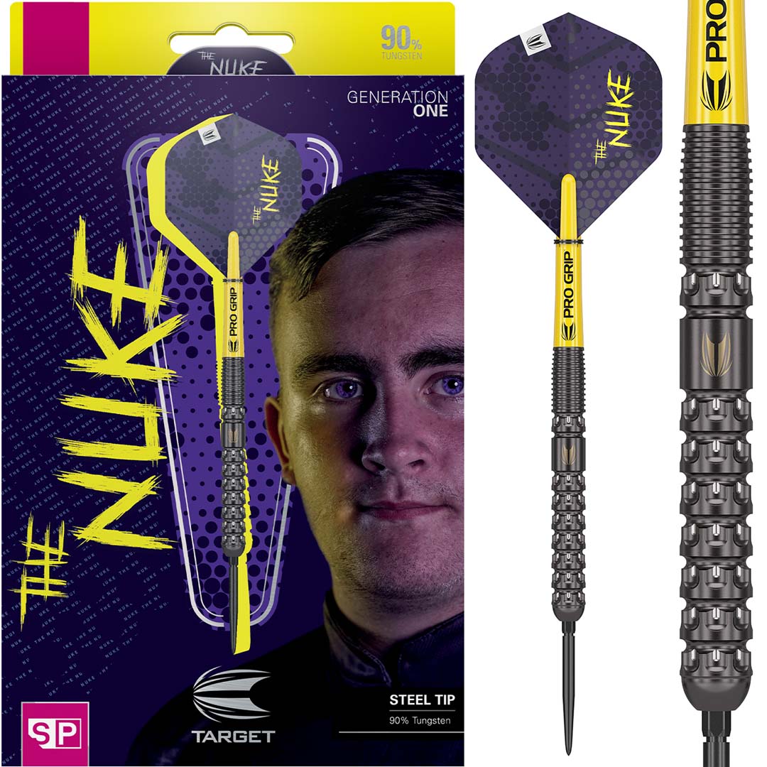 190229 LUKE LITTLER 90% SP 23G STEEL TIP DARTS 2023 BOX TOTAL
