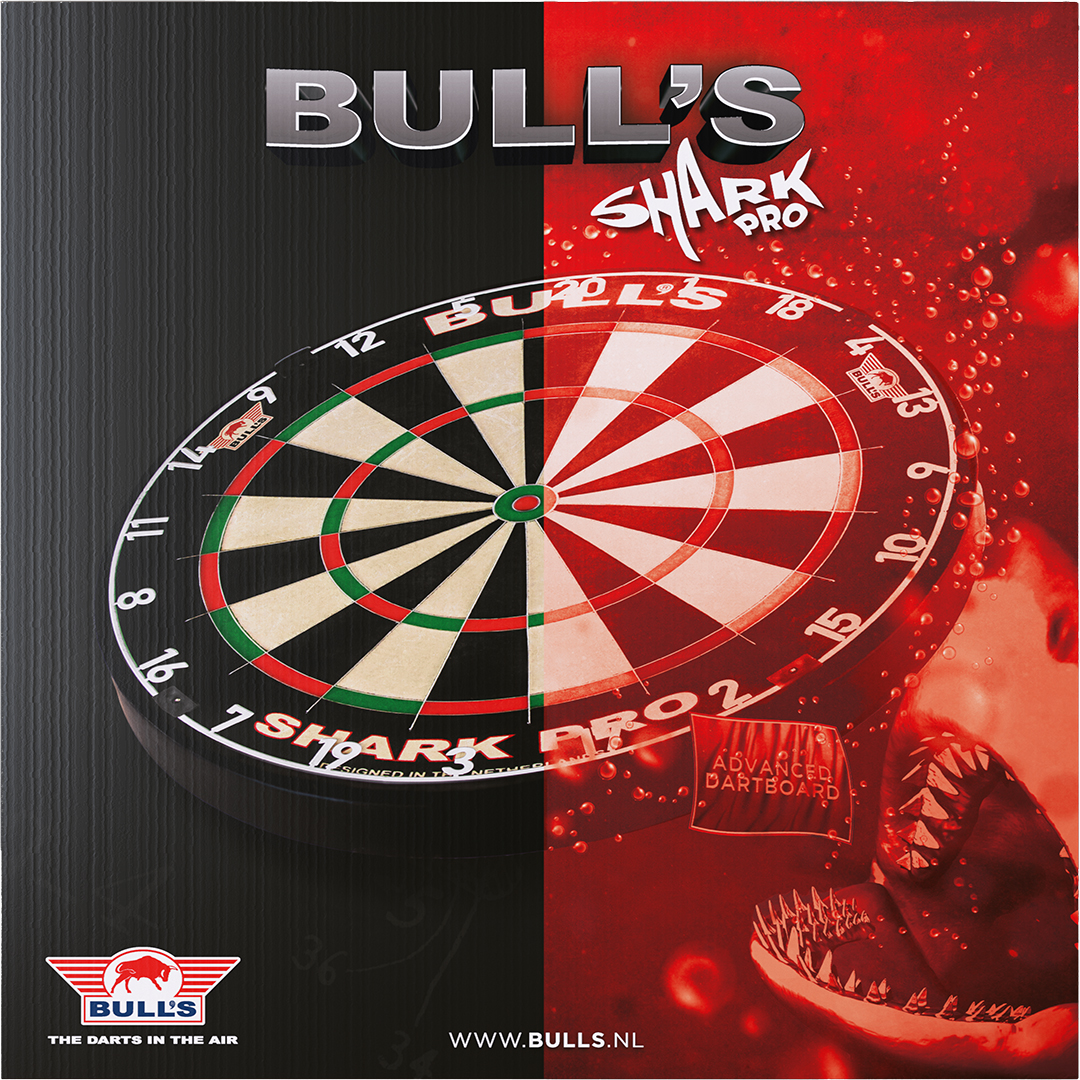 68004 Bull's Shark Pro Dartboard - Package