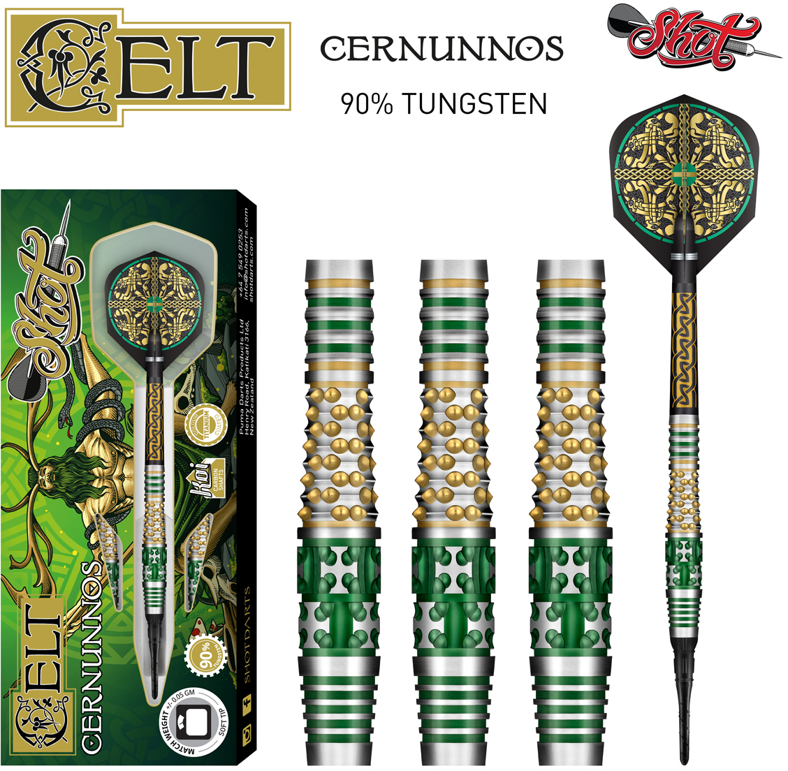 Shot Softtip Celt Cernunnos 90 Total