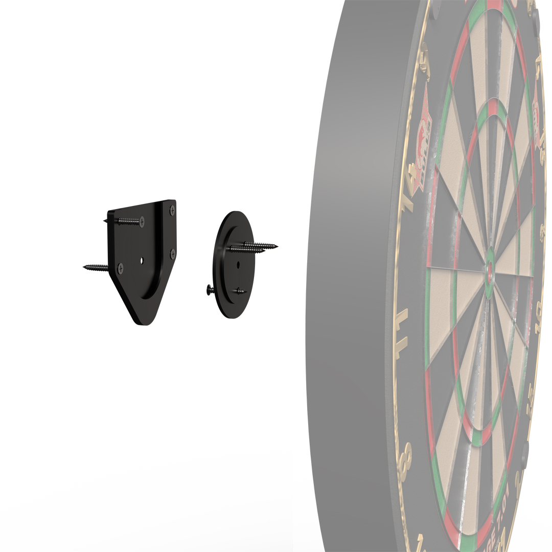 65002 Bulls Dartboard Fixing Bracket - Assembly