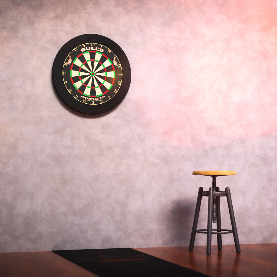 Bulls Advantage 701 Dartboard Scene