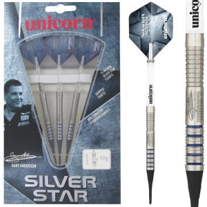 Unicorn Softdarts Gary Anderson Silver Star 80%